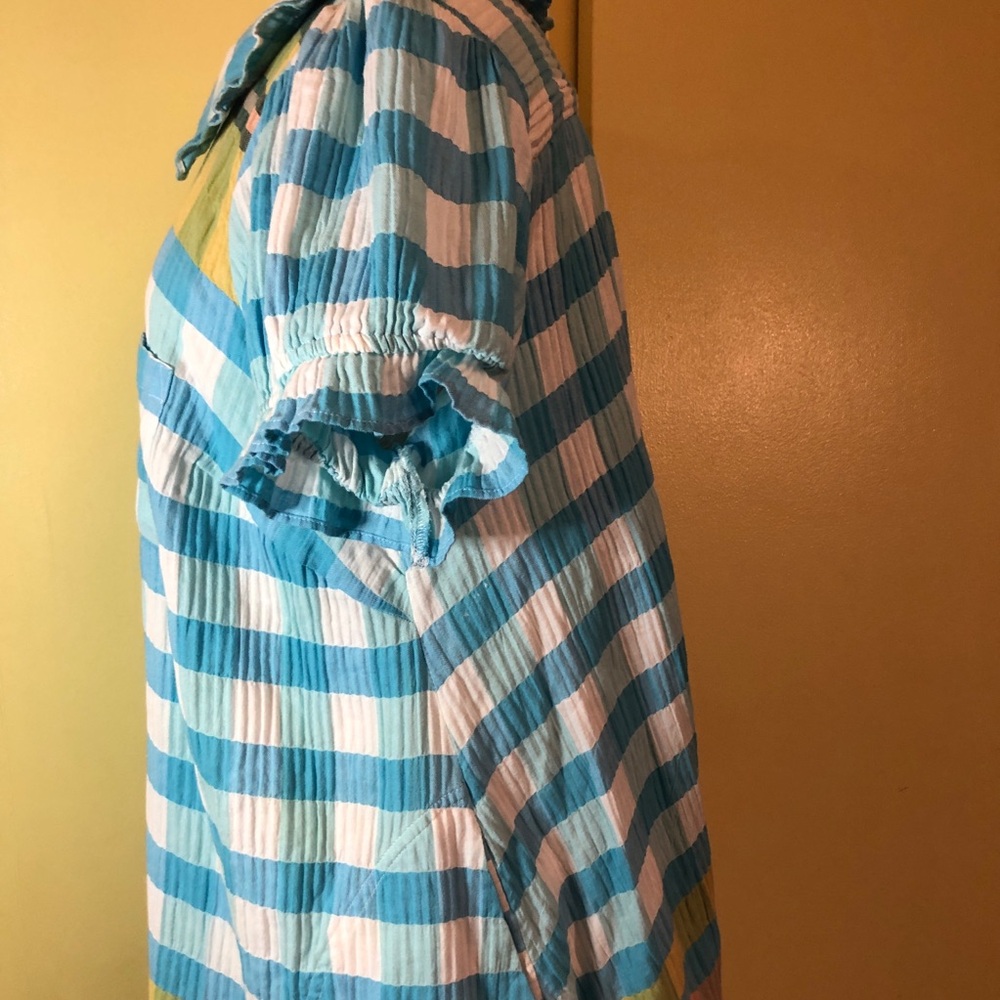 Pilcro Anthropologie The Kiera Mini Shirt Dress 1X NWOT - Picture 8 of 14